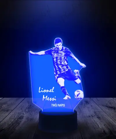 Lampka LED 3D Plexido Lionel Leo Messi - 1