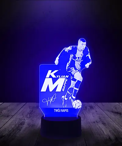 Lampka LED 3D Plexido Kylian Mbappe - 1