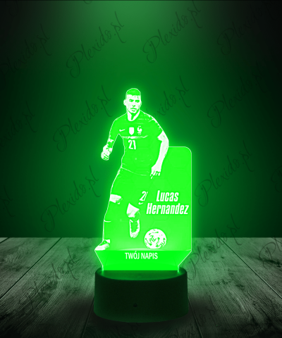 Lampka LED 3D Plexido Lucas Hernandez - 1