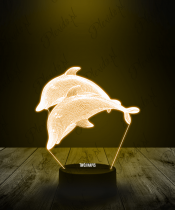 Lampka LED 3D Plexido Delfin Delfinki - 2