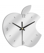 Zegar Ścienny do Salonu Plexido Biały Jabłko - 1