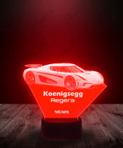 Lampka LED 3D Plexido Auto Koenigsegg Regera - 3