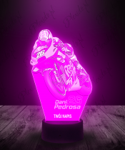 Lampka LED 3D Plexido Moto Gp Dani Pedrosa - 3