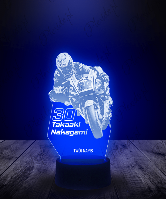 Lampka LED 3D Plexido Moto Gp Takaaki Nakagami