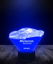 Lampka LED 3D Plexido Auto Mclaren Speedtail