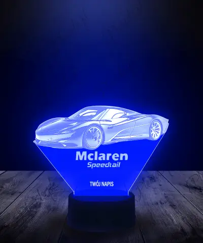 Lampka LED 3D Plexido Auto Mclaren Speedtail