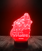 Lampka LED 3D Plexido Moto Gp Maveric Vinales - 3