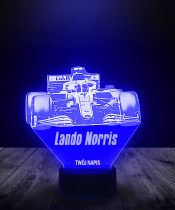 Lampka LED 3D Plexido Formuła 1 Lando Norris