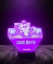 Lampka LED 3D Plexido Formuła 1 Lando Norris - 3