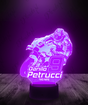 Lampka LED 3D Plexido Moto Gp Danilo Petrucci - 3