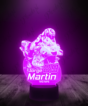 Lampka LED 3D Plexido Moto Gp Jorge Martin - 1