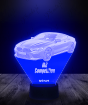 Lampka LED 3D Plexido BMW M8 Competition - 2