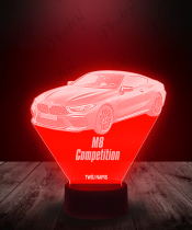 Lampka LED 3D Plexido BMW M8 Competition - 3