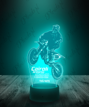 Lampka LED 3D Plexido Moto Cairoli Antonio - 2