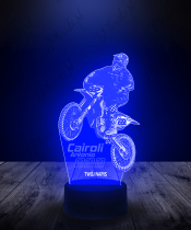 Lampka LED 3D Plexido Moto Cairoli Antonio - 3