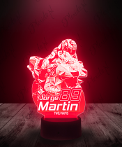 Lampka LED 3D Plexido Moto Gp Jorge Martin - 3