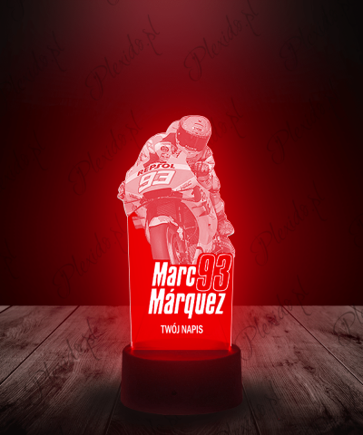 Lampka LED 3D Plexido Moto Gp Marc Marquez - 2