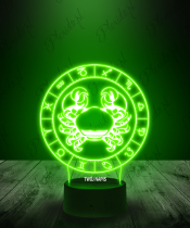 Lampka LED 3D Plexido Rak Znak Zodiaku - 2