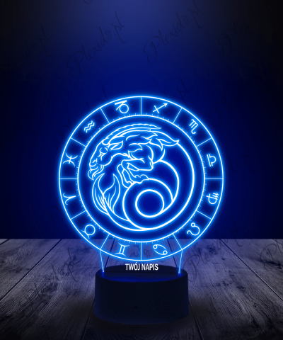 Lampka LED 3D Plexido Koziorożec Znak Zodiaku - 1