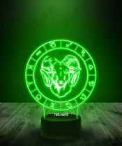 Lampka LED 3D Plexido Baran Znak Zodiaku - 2