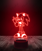 Lampka LED 3D Plexido Bajka Sonic - 1