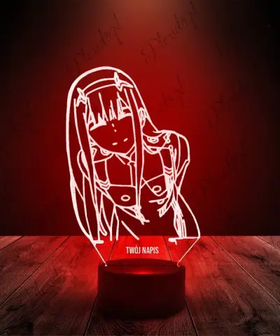 Lampka LED 3D Plexido Zerotwo Darling in the Franxx DarliFra