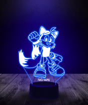 Lampka LED 3D Plexido Bajka Sonic Tails - 2