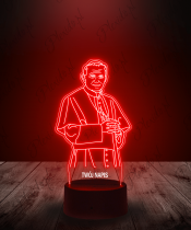 Lampka LED 3D Plexido Jan Paweł II Papież Polak - 4