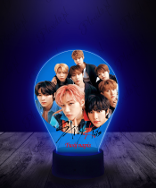 Lampka LED 3D Plexido z Nadrukiem Stray Kids - 2