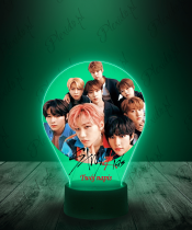 Lampka LED 3D Plexido z Nadrukiem Stray Kids - 3