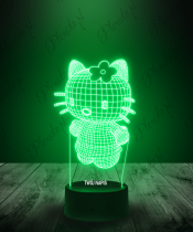 Lampka LED 3D Plexido Bajka Hello Kitty - 1