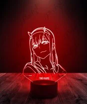 Lampka LED 3D Plexido Zerotwo Darling in the Franxx Profil