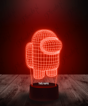 Lampka LED 3D Plexido Among Us - 1