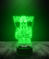 Lampka LED 3D Plexido Wednesday Addams - 1