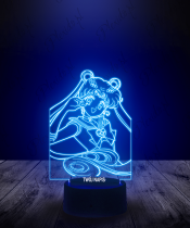 Lampka LED 3D Plexido Sailor Moon Czarodziejka z Księżyca - 2