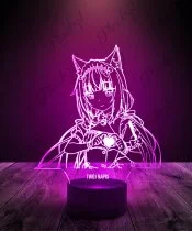 Lampka LED 3D Plexido Nekopara