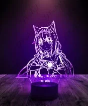 Lampka LED 3D Plexido Nekopara