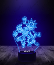 Lampka LED 3D Plexido Five Night's Freddy's Sun i Moon