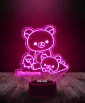 Lampka LED 3D Plexido Rilakkuma - 2