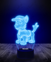Lampka LED 3D Plexido Piesek Psi Patrol