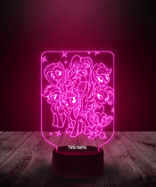 Lampka LED 3D Plexido Bajka My Little Pony