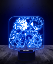 Lampka LED 3D Plexido Hero Academia Bakogu i Deku - 1