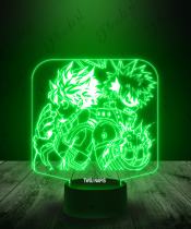 Lampka LED 3D Plexido Hero Academia Bakogu i Deku - 2