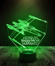 Lampka LED 3D Plexido x-wing Star Wars