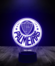 Lampka LED 3D Plexido Klub Palmeiras