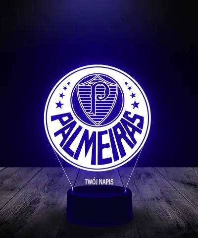 Lampka LED 3D Plexido Klub Palmeiras