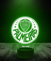 Lampka LED 3D Plexido Klub Palmeiras - 2