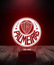 Lampka LED 3D Plexido Klub Palmeiras