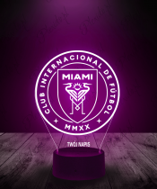 Lampka LED 3D Plexido Klub Inter Miami