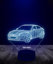 Lampka LED 3D Plexido Samochód Audi A5